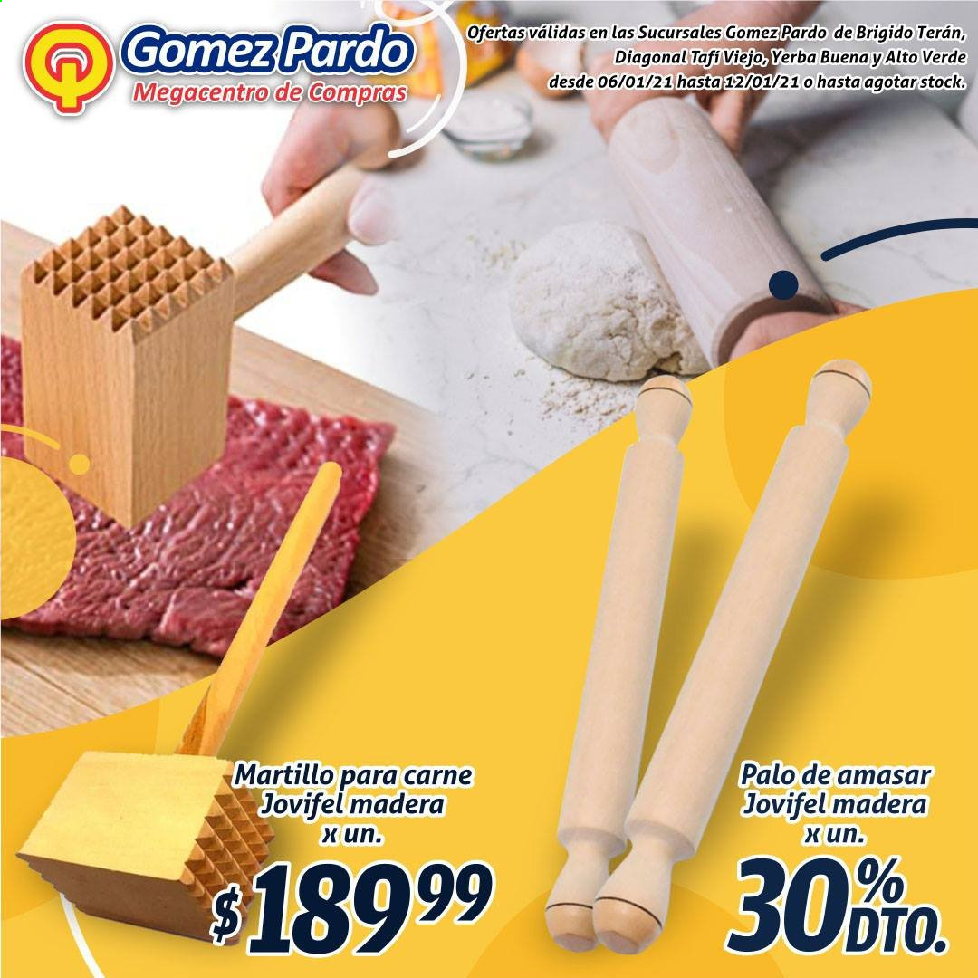 Catálogo Gomez Pardo  - 6.1.2021 - 12.1.2021.