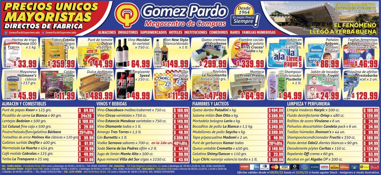 Catálogo Gomez Pardo  - 9.1.2021 - 15.1.2021.
