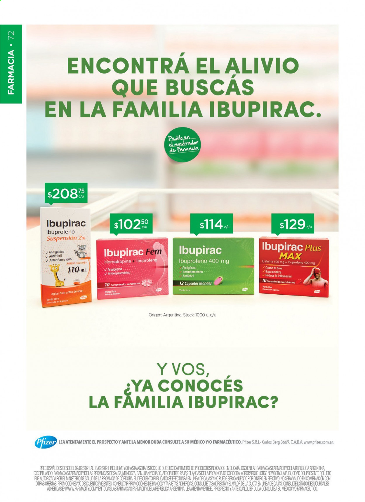 Catálogo Farmacity  - 2.2.2021 - 18.2.2021.