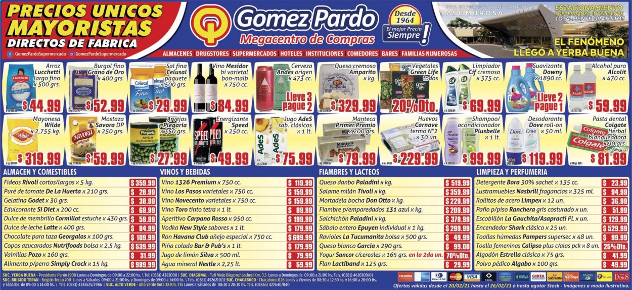Catálogo Gomez Pardo  - 20.2.2021 - 26.2.2021.