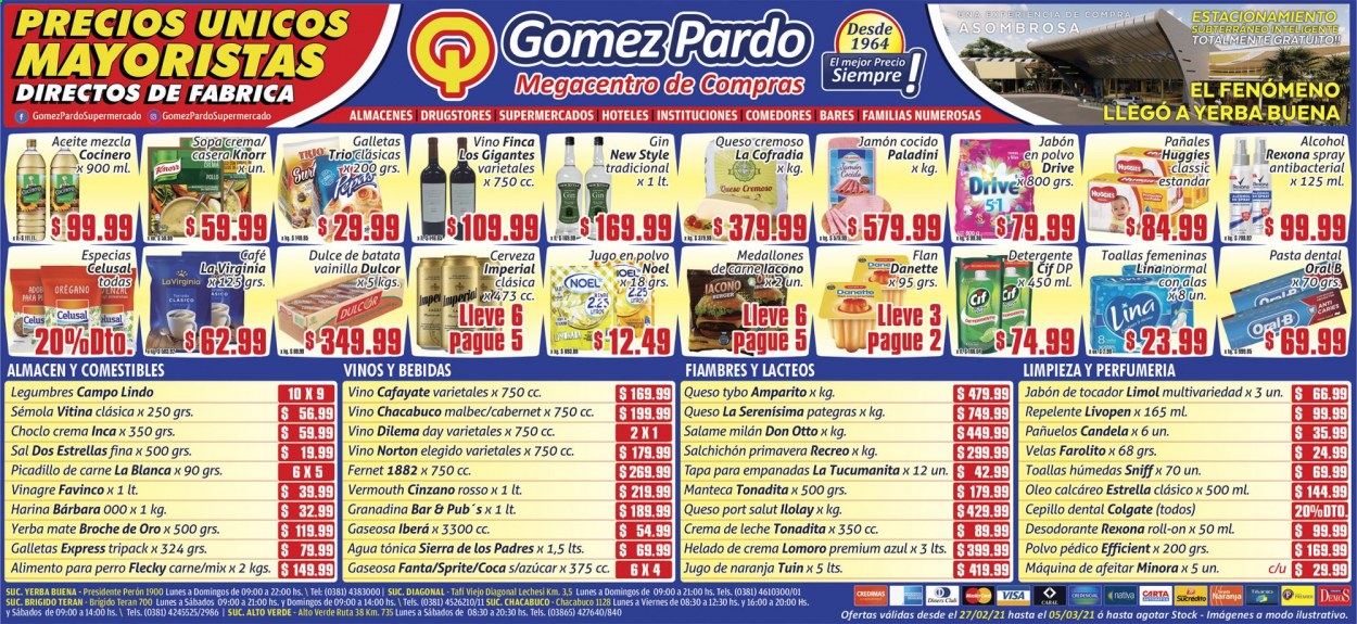 Catálogo Gomez Pardo  - 27.2.2021 - 5.3.2021.