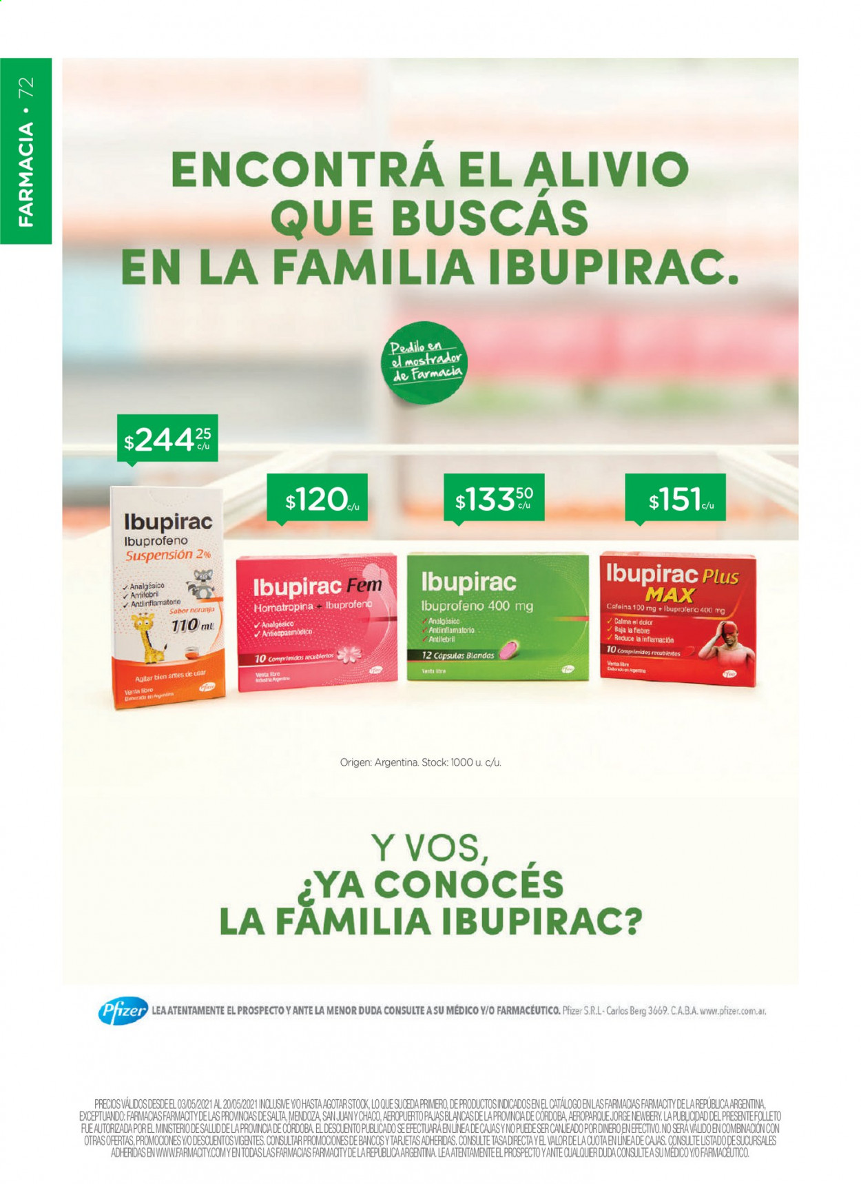 Catálogo Farmacity  - 3.5.2021 - 20.5.2021.