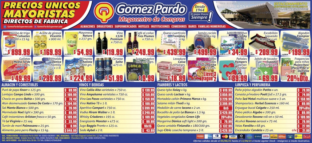 Catálogo Gomez Pardo  - 5.6.2021 - 11.6.2021.