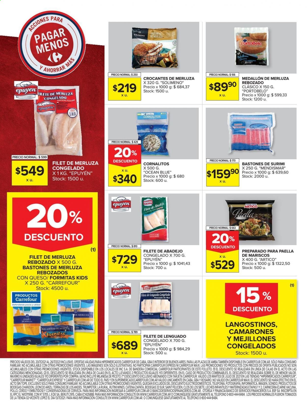 Catálogo Carrefour Hipermercados  - 20.7.2021 - 26.7.2021.