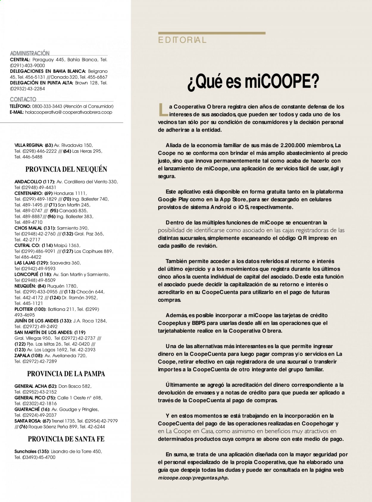 Catálogo Cooperativa Obrera  - 1.8.2021 - 31.8.2021.