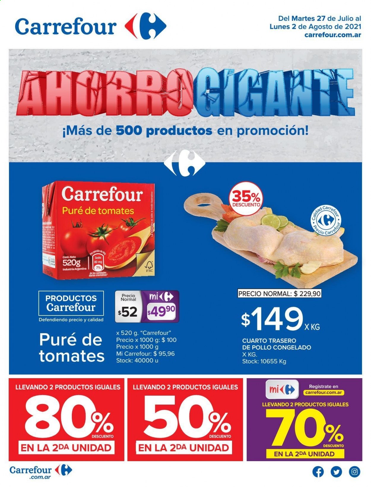 Catálogo Carrefour Hipermercados  - 27.7.2021 - 2.8.2021.