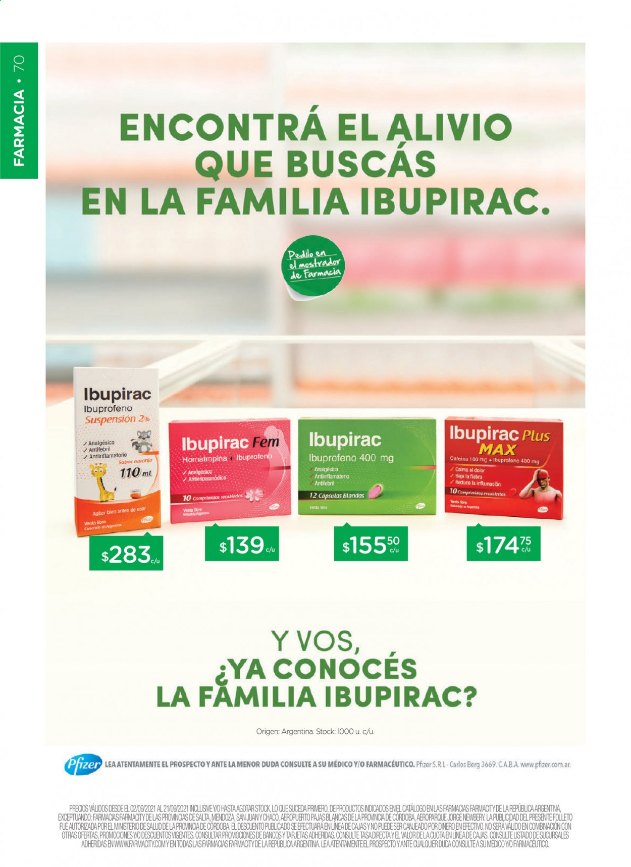 Catálogo Farmacity  - 2.9.2021 - 21.9.2021.