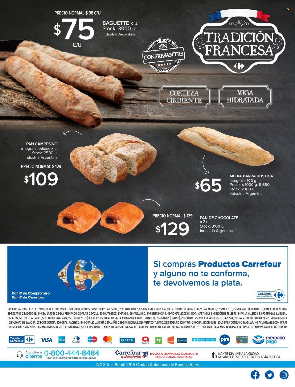 Catálogo Carrefour Hipermercados  - 17.9.2021 - 27.9.2021.