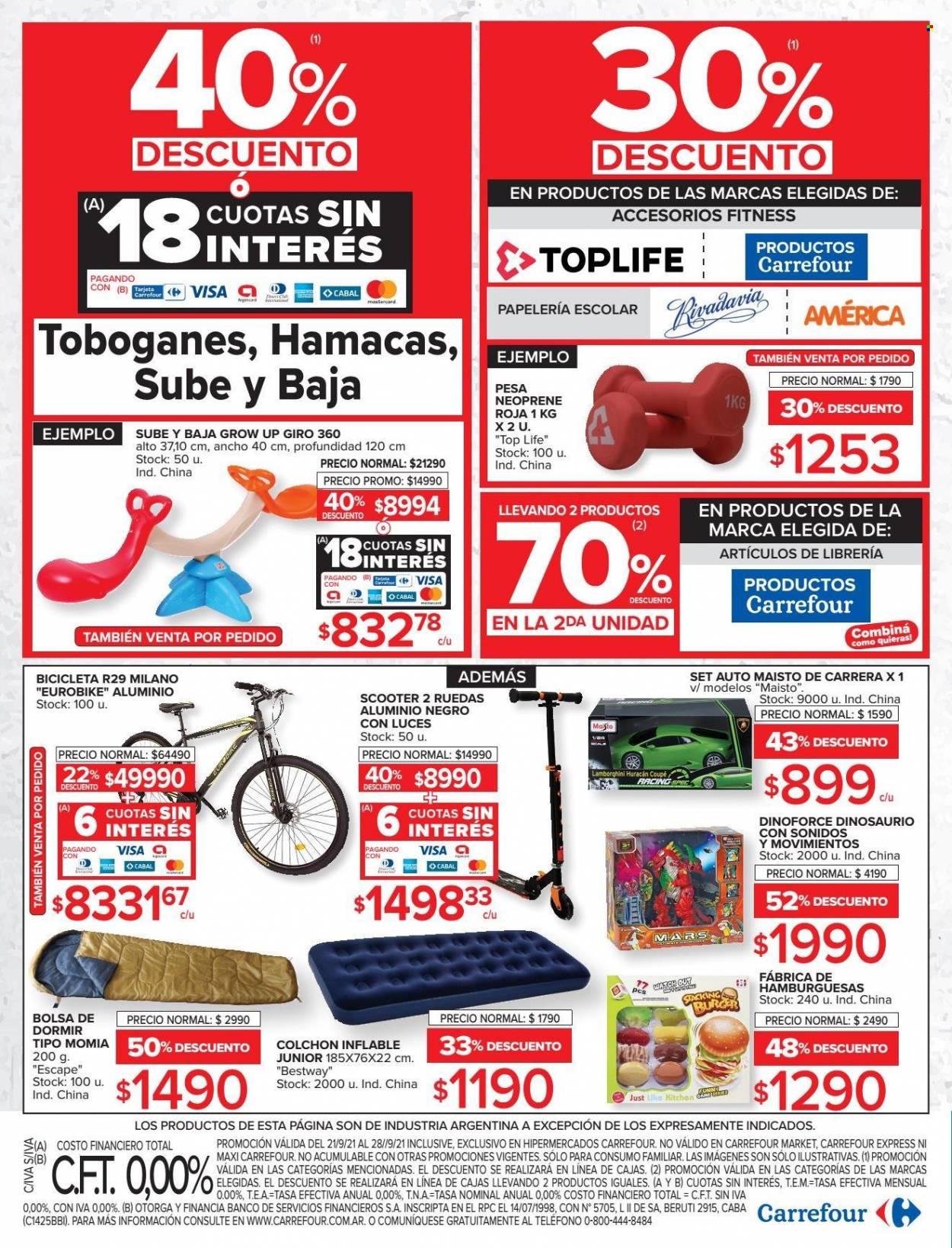 Catálogo Carrefour Hipermercados  - 21.9.2021 - 28.9.2021.