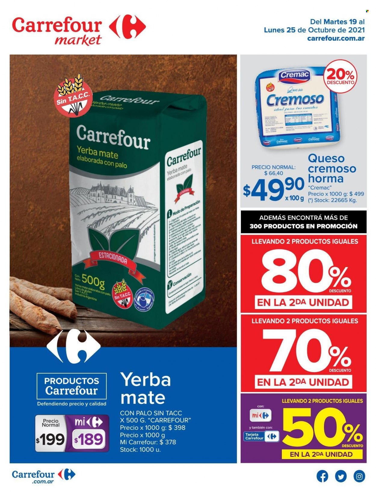 Catálogo Carrefour Market  - 19.10.2021 - 25.10.2021.