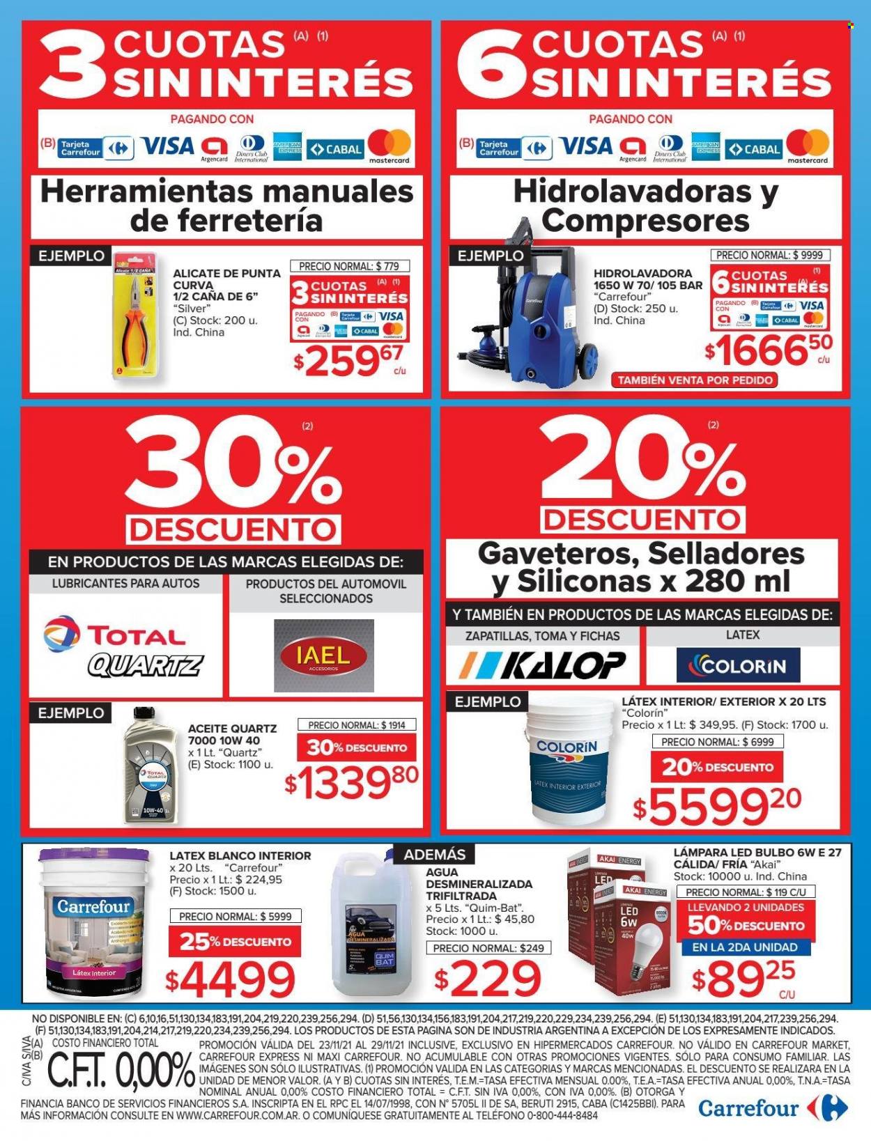 Catálogo Carrefour Hipermercados  - 23.11.2021 - 29.11.2021.