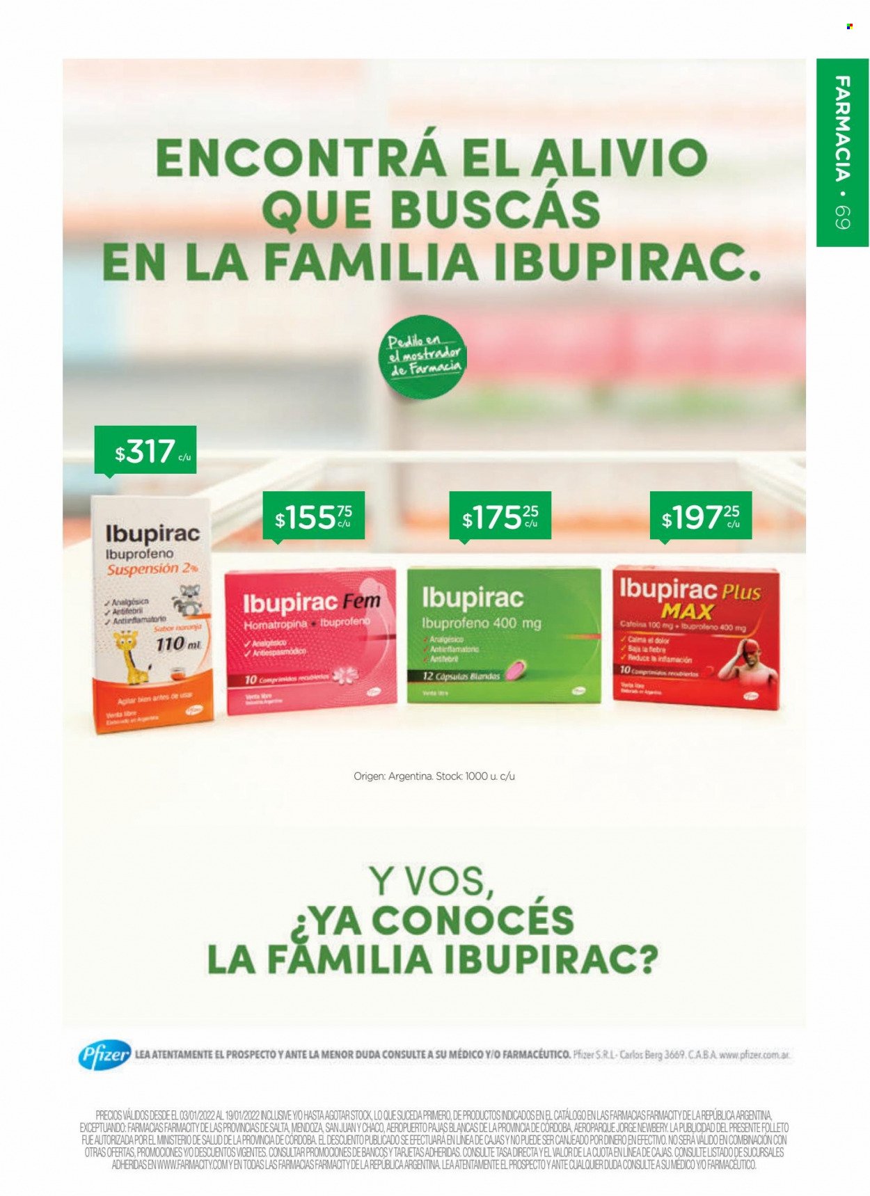 Catálogo Farmacity  - 3.1.2022 - 19.1.2022.