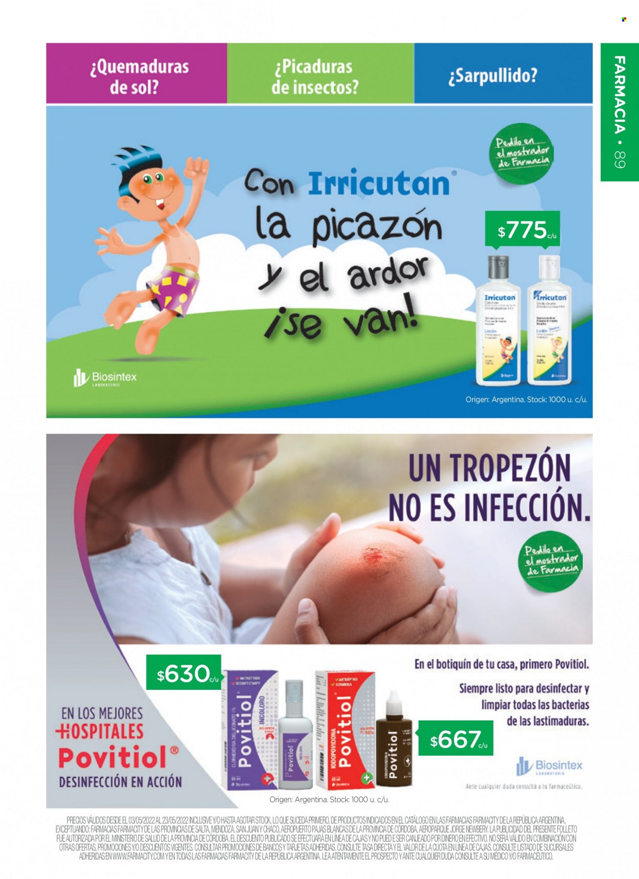 Catálogo Farmacity  - 3.5.2022 - 23.5.2022.