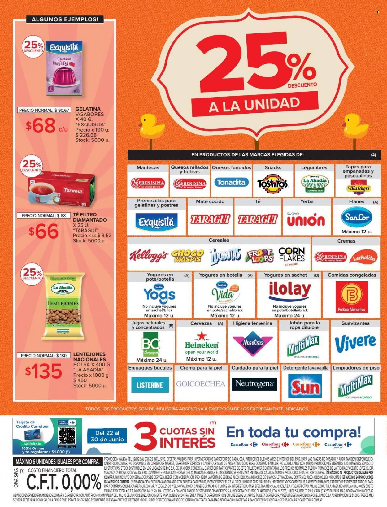 Catálogo Carrefour Hipermercados  - 22.6.2022 - 27.6.2022.