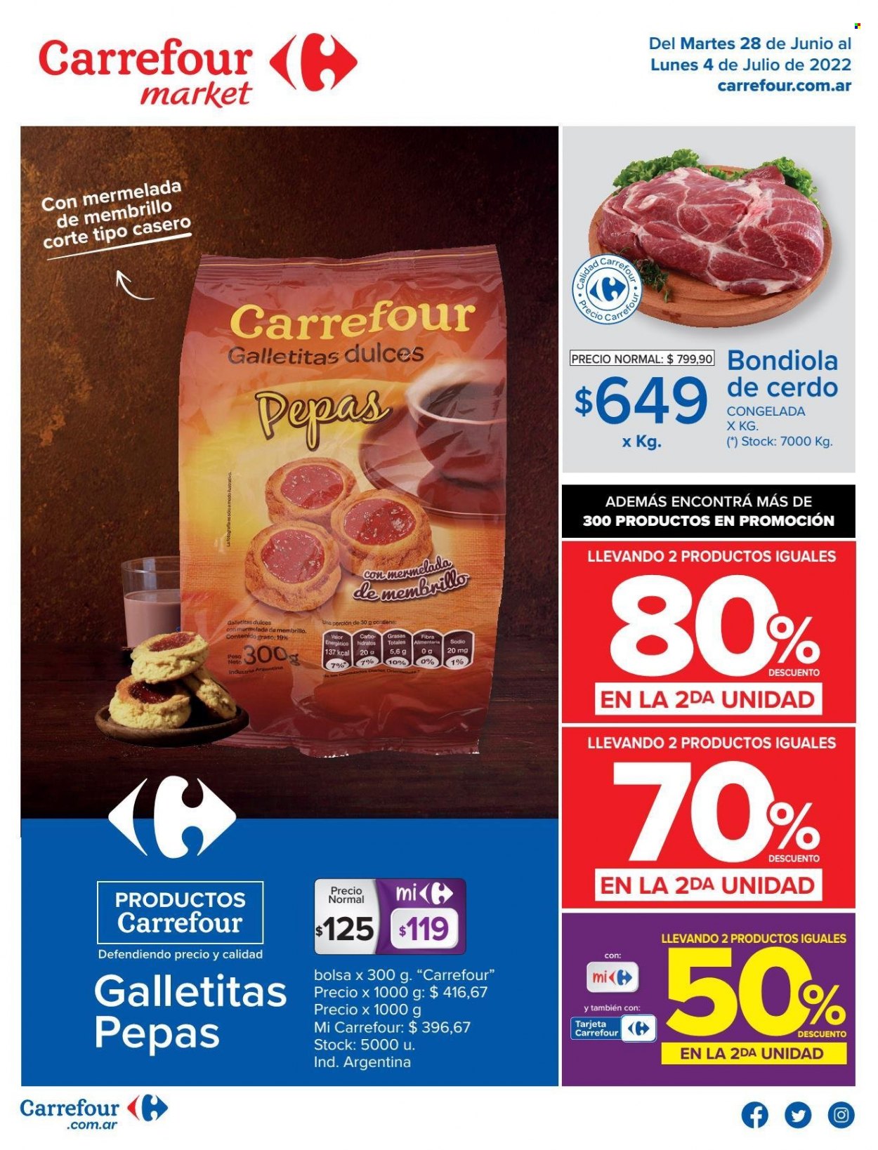 Catálogo Carrefour Market  - 28.6.2022 - 4.7.2022.