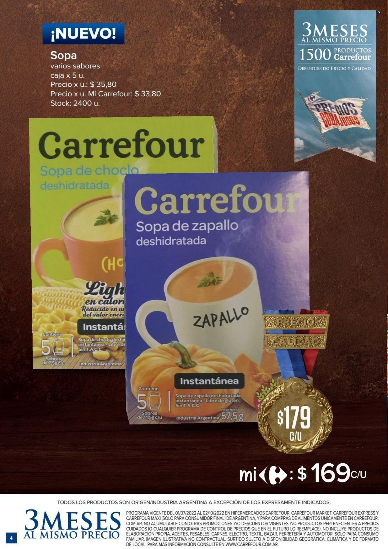 Catálogo Carrefour  - 1.7.2022 - 2.10.2022.