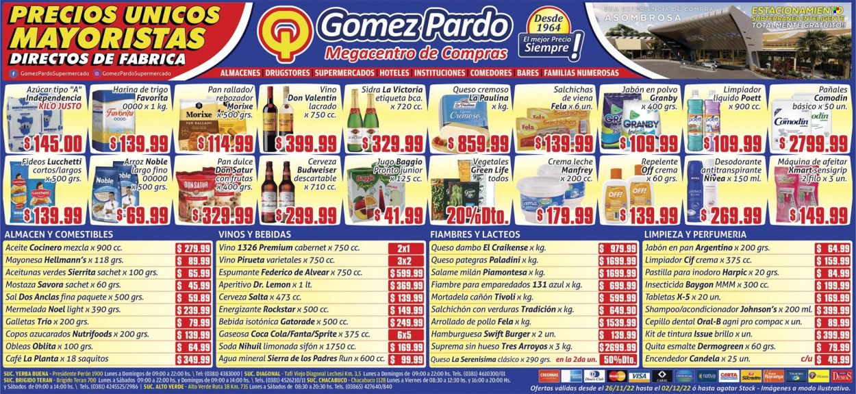 Catálogo Gomez Pardo  - 26.11.2022 - 2.12.2022.