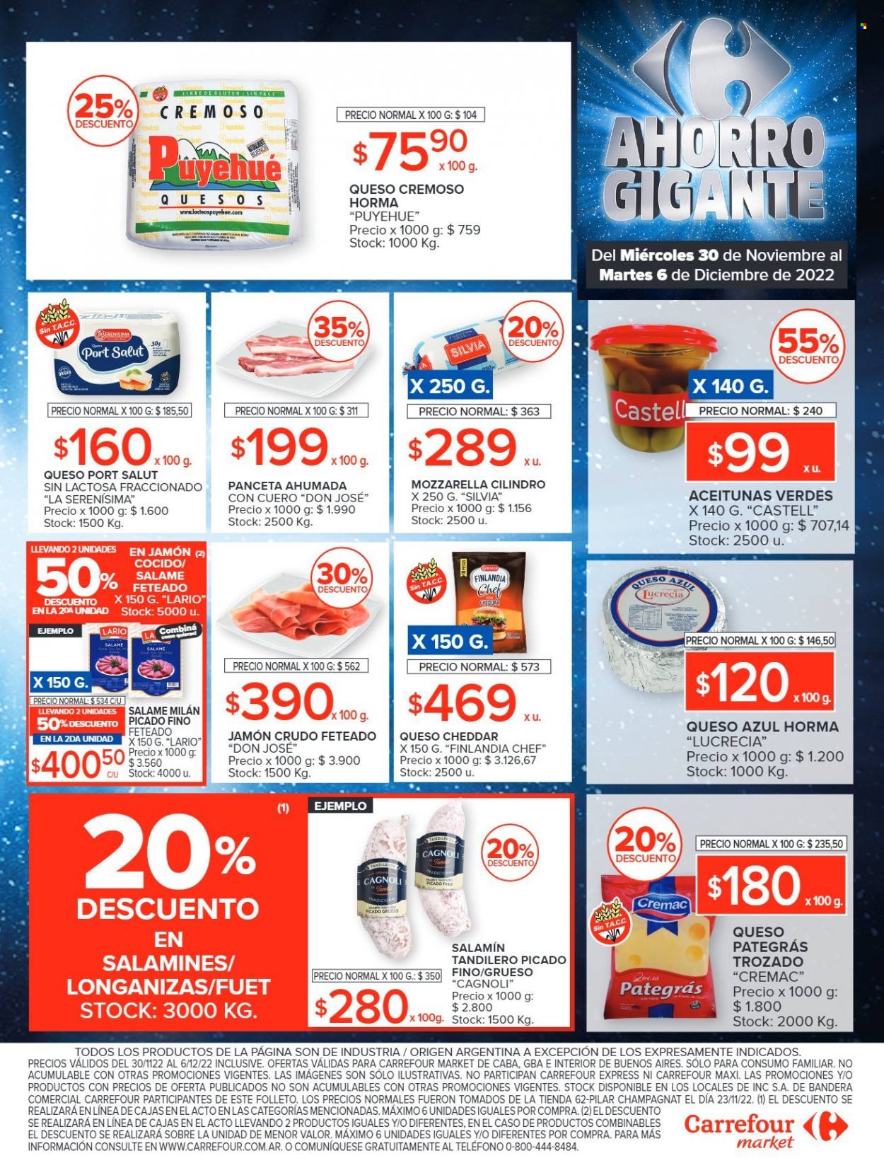 Catálogo Carrefour Market  - 30.11.2022 - 6.12.2022.