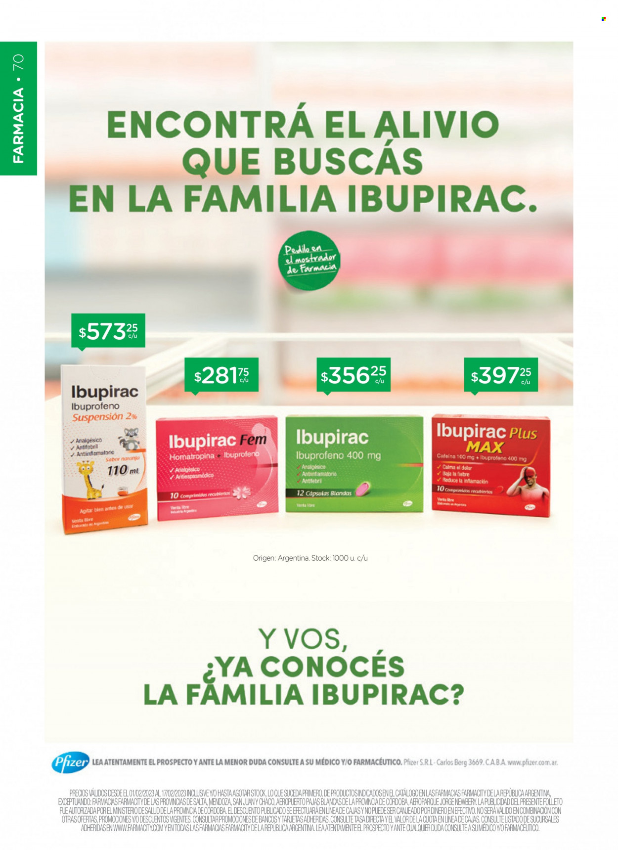 Catálogo Farmacity  - 1.2.2023 - 17.2.2023.