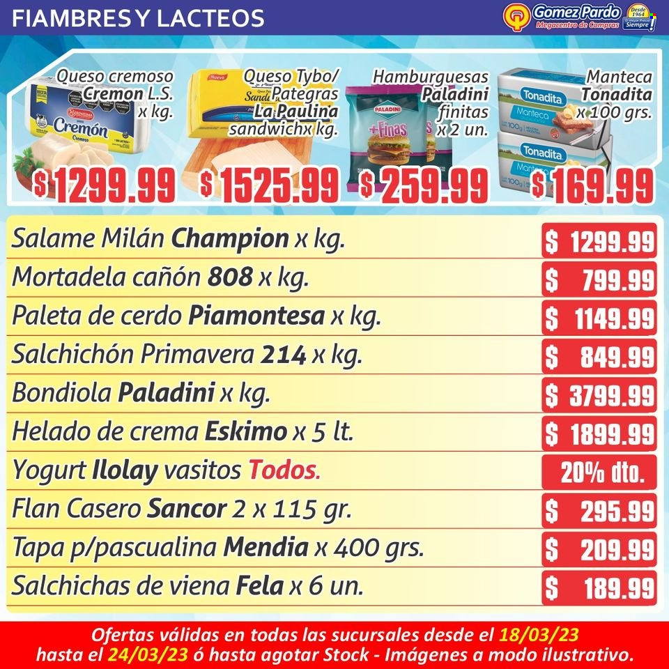 Catálogo Gomez Pardo  - 18.3.2023 - 24.3.2023.