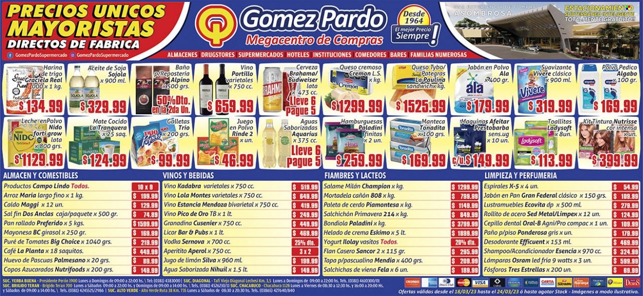 Catálogo Gomez Pardo  - 18.3.2023 - 24.3.2023.