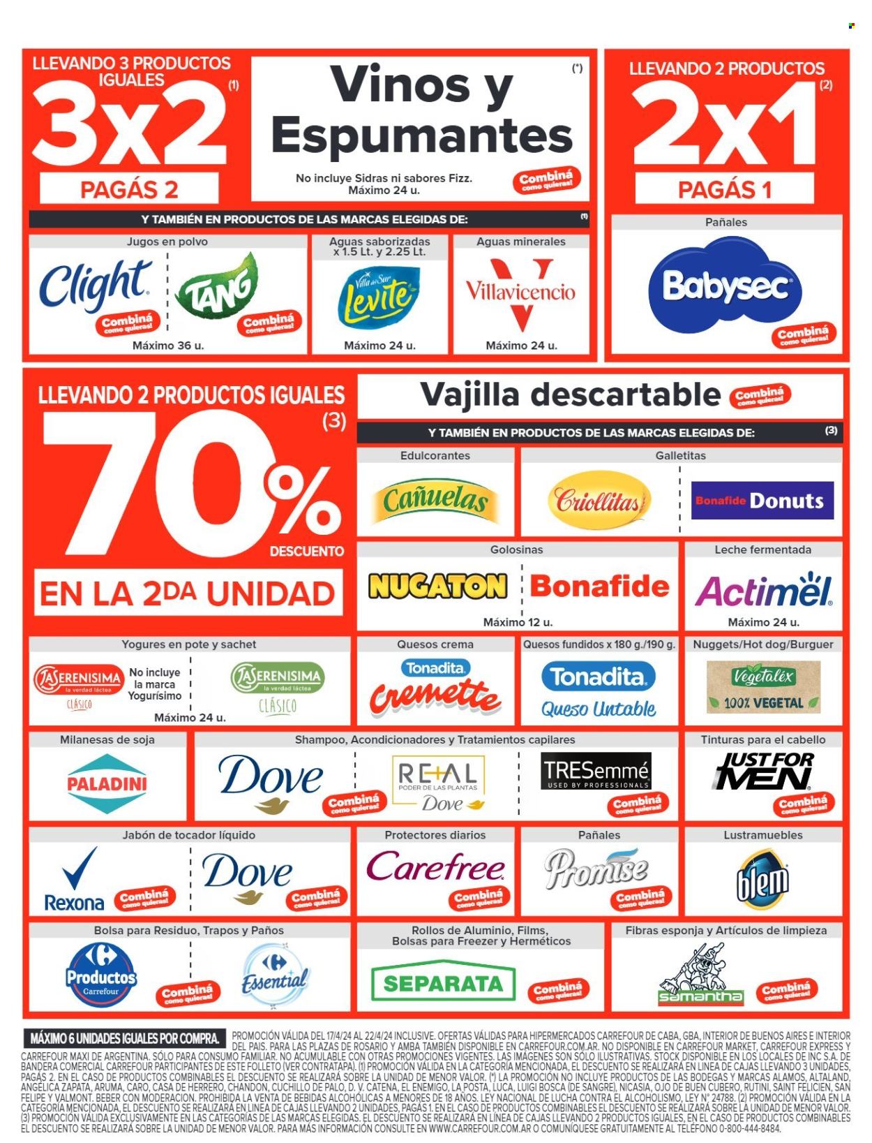 Catálogo Carrefour Hipermercados  - 17.4.2024 - 22.4.2024.