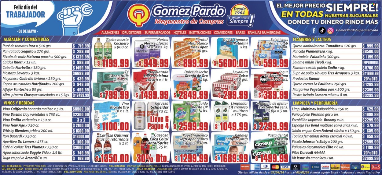 Catálogo Gomez Pardo  - 27.4.2024 - 3.5.2024.
