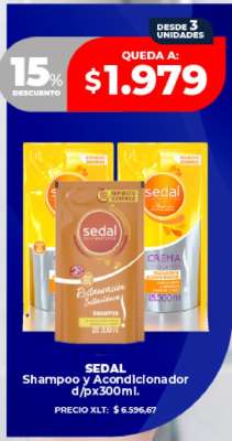 SEDAL Shampoo y Acondicionador