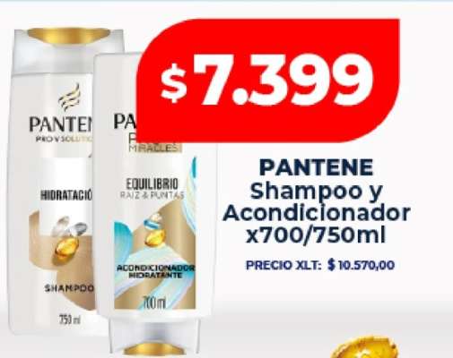 PANTENE Shampoo y Acondicionador x700/750ml