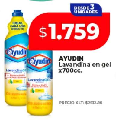 AYUDIN Lavandina en gel x700cc