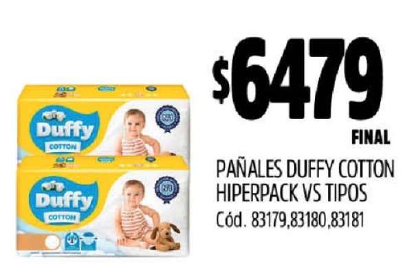 pañales Duffy COtton Hiperpack