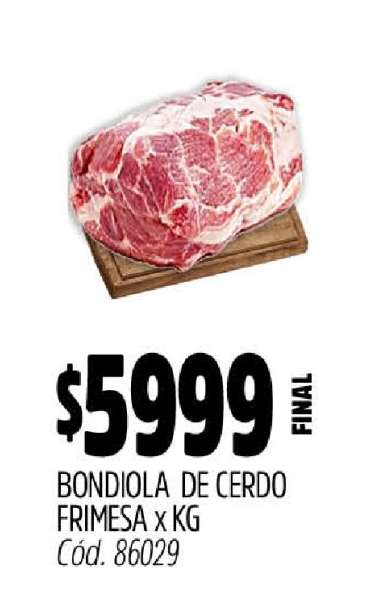 Bondiola de Cerdo Frimesa x KG