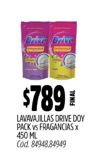 Lavavajillas Drive Doy Pack vs Fragancias
