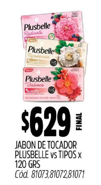 JABÓN DE TOCADOR PLUSBELLE