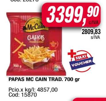 PAPAS MC CAIN TRAD. 700 gr