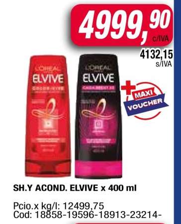 SH.Y ACOND. ELVIVE x 400 ml