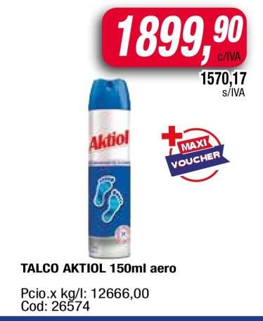TALCO AKTIOL 150ML AERO