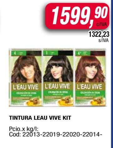 TINTURA LEAU VIVE KIT
