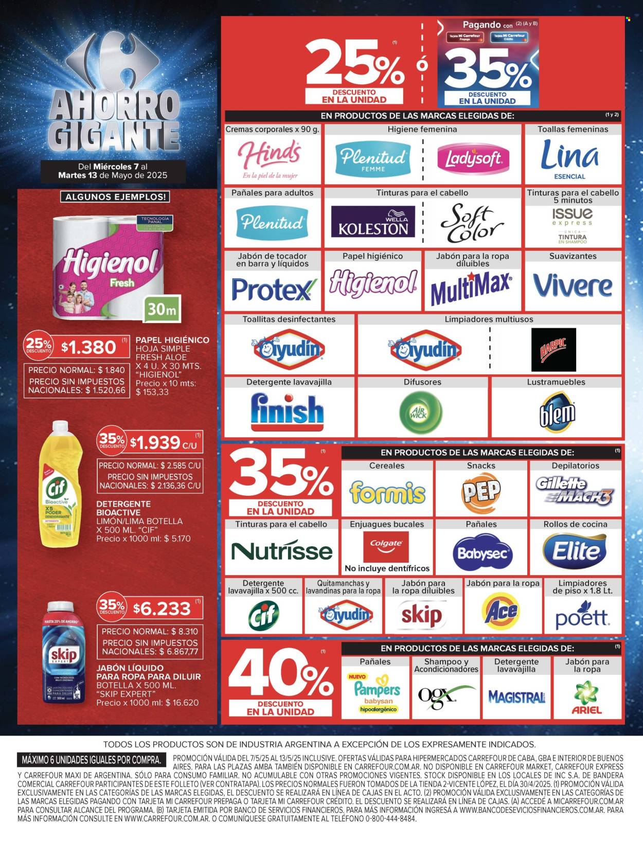 Catálogo Carrefour Hipermercados  - 7.5.2025 - 13.5.2025.