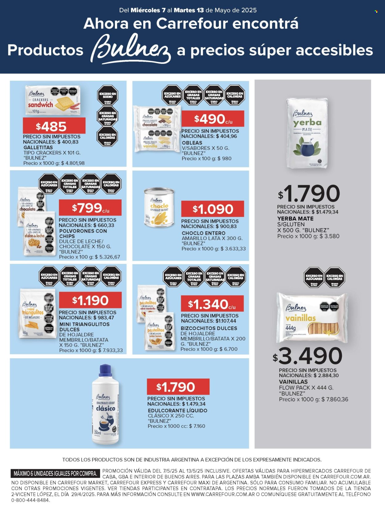 Catálogo Carrefour Hipermercados  - 7.5.2025 - 13.5.2025.