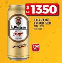Cerveza Lata Trigo St. Wendeler