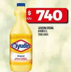 Lavandina Original Ayudín x 1L