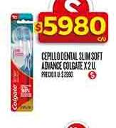 Cepillo Dental Slim Soft Advance Colgate x 2 U.